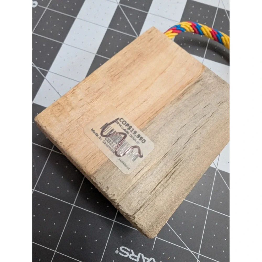 Colombia Chiva‎ Bus Wooden Key Holder Wall Mount Folk Art Souvenir 3 Hooks